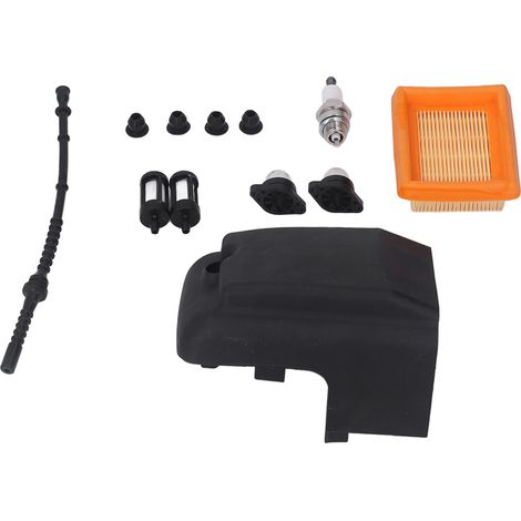 Luftfilterabdeckungssatz für Freischneider, ABS und Gummi, verschleißfest, Ersatzteile für Stihl FS120, FS200, FS250 (1/5)