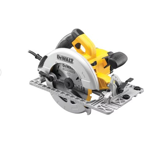 Dewalt Seghetto circolare 1600W 61 mm in set con binario guida 1500 mm (DWE576KR-QS) (1/2)