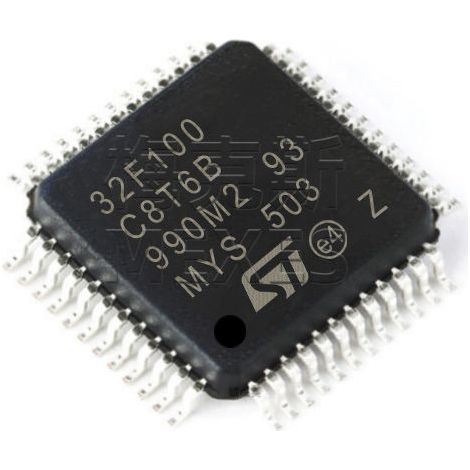 Composants électroniques de la puce STM32F100C8T6B STM32F100CBT6B, 5 unités, 5 unités.