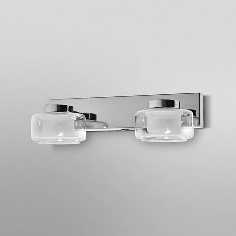 [GEBRAUCHT] B-Ware Osram Led Wandleuchte Orbis Flame Wandlampe Chrom Ip44 Cct 2flg