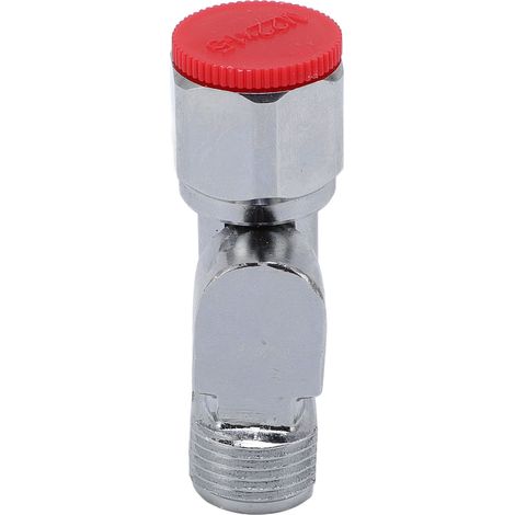Raccord pistolet peinture airless filetage 7/8 pouce rotation 360° en alliage aluminium léger pour pulvérisateur peinture argent (1/5)