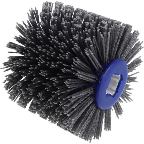 Roue de Polissage en Nylon Abrasif Grain 60, Accessoire pour Meuleuse D’établi, Outil de Réparation Précis pour Meubles et Portes en Bois, Finition Lisse sans Traces, Kit (1/5)