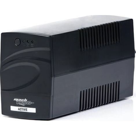 Gruppo di Continuità UPS Line Interactive da 1000 VA e 510 W con Stabilizzatore AVR e USB
