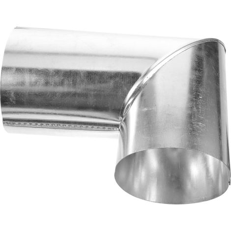 Tuyau de Cheminée Aluminium pour Poêle Accessoire de Flue Métallique pour Évacuation de Fumée Pratique et Durable pour Cuisine Salle de Bain et Autres (1/5)
