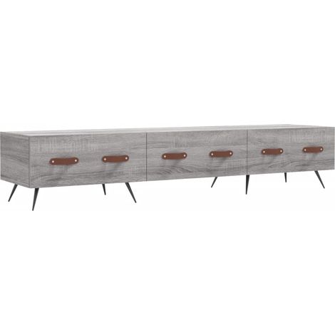 Mobile TV multimediale scaffale per televisione televisione buffet sala da pranzo soggiorno camera da letto sonoma 150 x 36 x 30 cm derivati del legno grigio 020028409