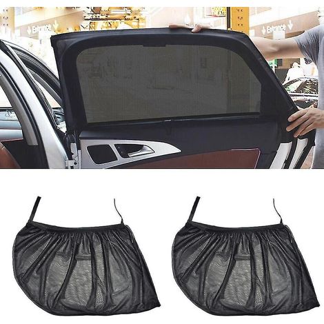 1 paire de pare-soleil universels pour voiture, moustiquaire, protection UV pour lunette arrière (1/3)