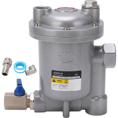 Purgeur automatique haute pression, conception flottante anti-colmatage, vidange réservoir d'air ADTV 81 G3/4in (1/5)