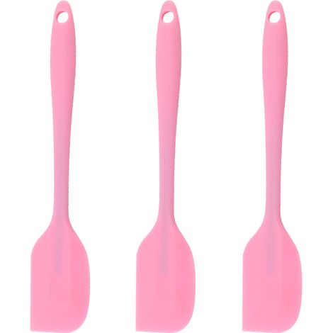 Spatules-cuillères en silicone, cuillères à racler pour cuisiner, mélanger, pâtisser et servir (lot de 3) (1/5)