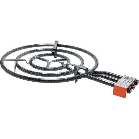 Garcima 700 - Paellero gas butano, Negro, 70 cm
