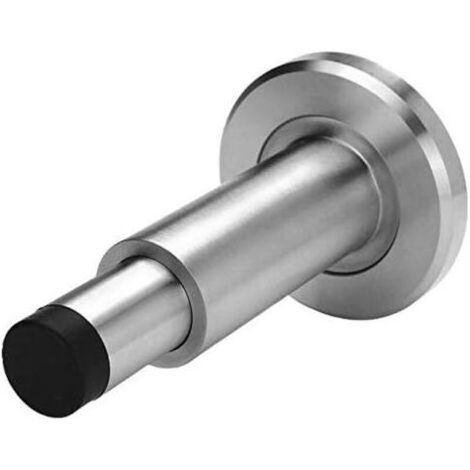 Butoir de porte mural en acier inoxydable SUS-304 – Réglable 75-110mm – Finition lisse – Installation facile avec boulon laiton (1/4)