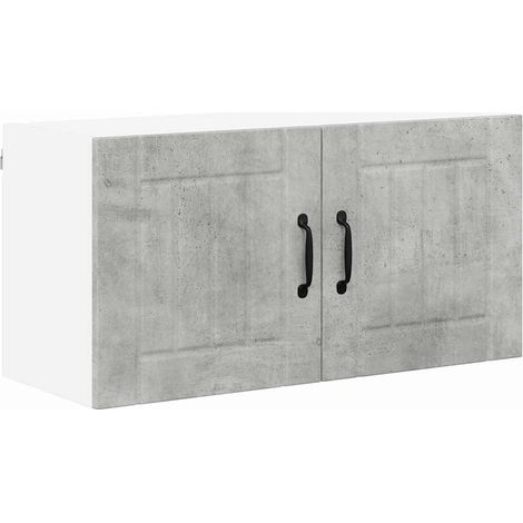 Meubles de Rangement,Armoire de cuisine Gris béton 80 x 31 x 40 cm Bois d'ingénierie CFW964964 (1/5)