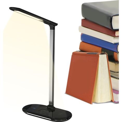Lampe Table Lecture Liseuse pliable, variateur et protection (1/5)