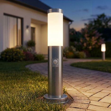 Rivelatore di movimento per illuminazione da esterno in acciaio inox IP44 Globo Boston 3158S (1/5)