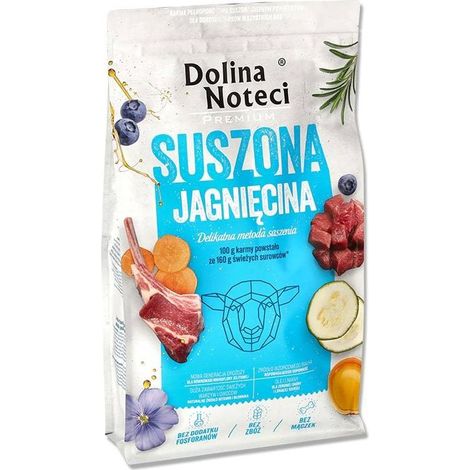 Croquettes pour chien Dolina Noteci Premium Agneau, sac de 9 kg