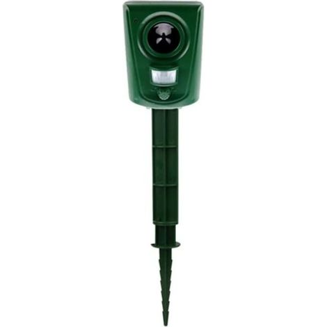 Repulsif Chat Exterieur, Capteur Intelligent Ultrason Oiseau avec Capteur de Mouvement et Flash Animaux de Jardin (1/5)