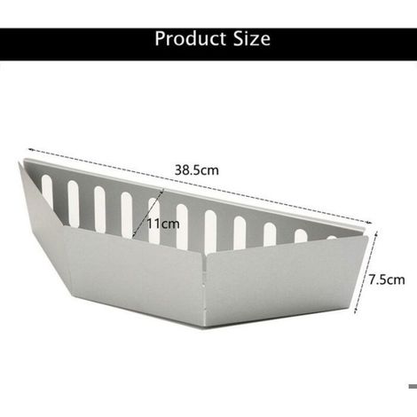 Panier À Charbon - Aluminium - Pour Barbecues Weber 47 cm 57 cm 67 cm - Cuisson Directe Et Indirecte - Lot De 2 (1/5)