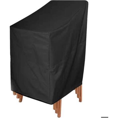 Housse De Chaise De Jardin - Tissu Oxford 210D - Imperméable Coupe-Vent Résistant Aux UV - 65 X 65 X 80/120 Cm - 1 Pièce (1/4)