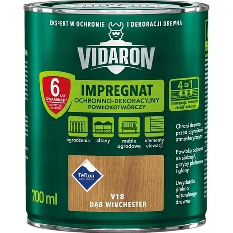 Impregnante filmogeno protettivo e decorativo Vidaron OAK Winchester V18 0,7L (1/2)
