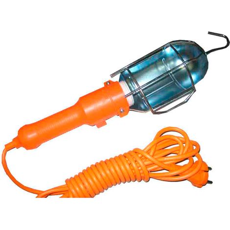 Lampe Portative E27 5m éclairage Portable Avec Crochet Et Interrupteur - Edm (1/3)