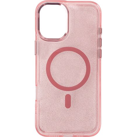 Glitzerhülle, MagSafe-kompatibel für iPhone 17 Pro Max – Pink (1/5)