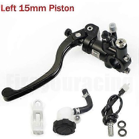 Levier de maître-cylindre de frein et d'embrayage Adelin Px1 pour moto Z750 Z900 Mt07 Cafe Racer (noir, gauche, 15 mm), montage radial, 14 mm, 16 mm, 17,5 mm, 19 mm (1/5)