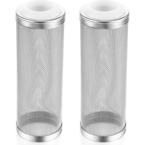 Lot de 2 filtres extérieurs pour aquarium - En acier inoxydable - 16 mm (1/5)