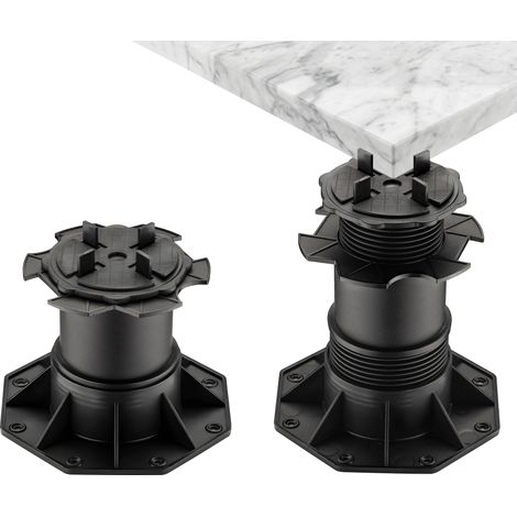 Wiltec Stelzlager Stellfüße 140-220 mm für Stein 600 kg Traglast, Terrassenlager für Terrassenplatten (1/5)