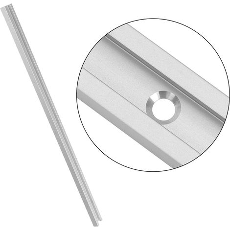 T-Nut-Gehrungssägenvorrichtung aus porenfreier Aluminiumlegierung, Gleitplattenvorrichtung, Holzbearbeitungswerkzeug (500 mm) (1/5)