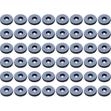 Patins Meubles, 48er Set runder Möbelgleiter aus Teflon, Antivibrations-Gleiter für Möbel - 19 mm, (Rund) (1/4)