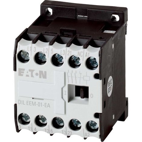 Contactor miniatura, 3 kW/400 V, control 24 V CC DILEEM-01-G-EA (24 V CC) (1/4)