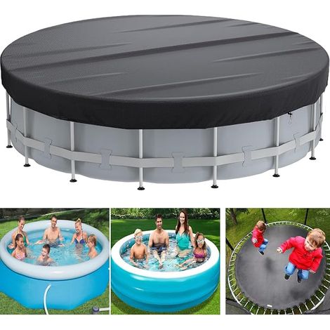 Round 460, 420D Oxford Fabric Swimming Pool Cover Winter Above Ground Swimming Pool, Waterproof and Round Pool Cover (1/5)