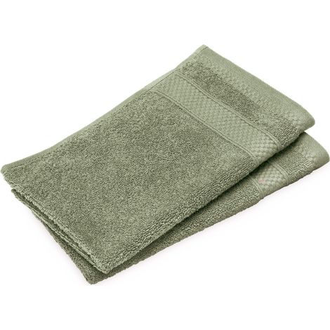 Lot de 2 serviettes invités NAÏA (1/5)