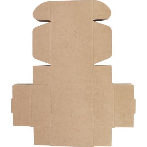 Geschenkboxen aus Kraftpapier mit Ahornblattmuster, 50 Stück, kleine handgefertigte Geschenkboxen, Gastgeschenke für Hochzeitsfeiern (1/5)
