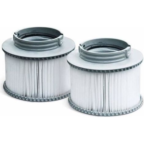 Spa Mspa Filters - Pack of 2 - Ø11.5 x 8.6 cm - White