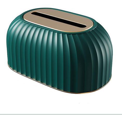 Boîte à mouchoirs multifonctionnelle pour salon, masque, articles divers, boîte de rangement de bureau compartimentée, housse anti-poussière b (1/5)