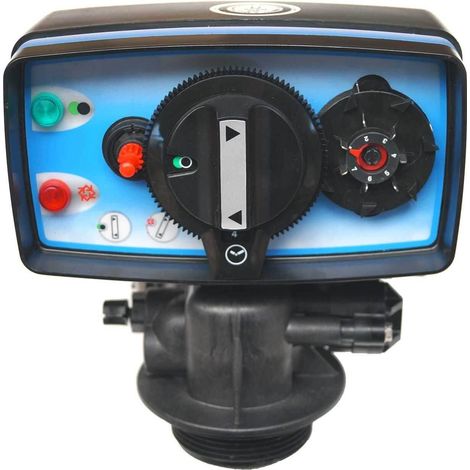 Pentair – Vanne pour adoucisseur Fleck 5600 Chronométrique – Timer programmable – Piston LWU – Injecteur DLFC 1,2 GPM – Adaptée 4 à 30L