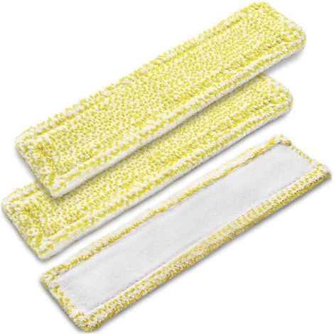 Lot de 3 tampons de rechange en microfibre - Pour aspirateur de fenêtre Kärcher WV2 WV5 Premium Plus (1/5)