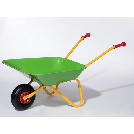 Green Metal Wheelbarrow - NEW