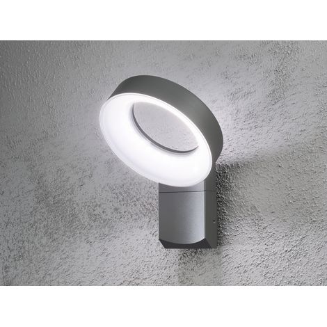 Auffällige Wandleuchte ASTI, anthrazit, 18 Watt HP-LED, 1400 Lumen, 5000K (1/5)