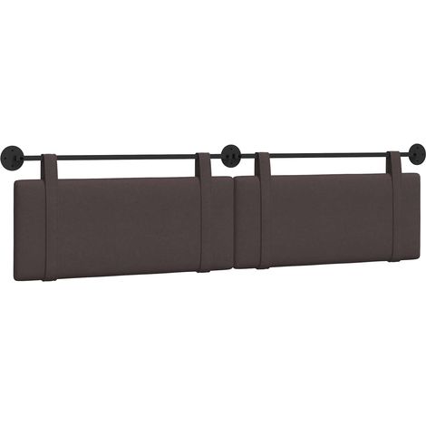 Maison Exclusive - Hängendes Kopfteil Dunkelbraun Stoff