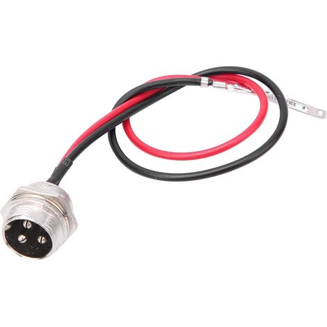 3 Broches 2 Fils Connecteur de Port de Charge, 6 Connecteurs de Port de Charge de Scooter électrique pour Prise de Vélo électrique Chargeur de Batterie Accessoires de Moto,scooter électrique (1/5)