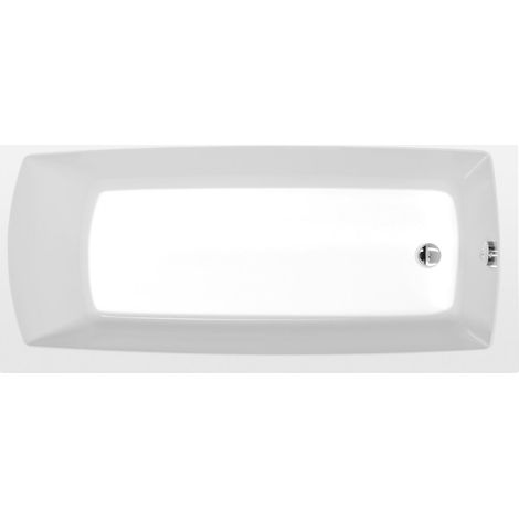 Baignoire rectangulaire LILY 140x70x39cm, blanc (1/4)