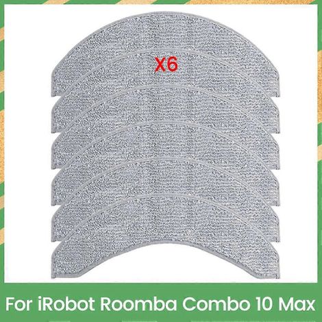 Lingettes nettoyantes iRobot Roomba Combo 10 Max (lot de 6) - Accessoire de nettoyage ménager haute efficacité, jetables, détachantes et puissantes (1/5)