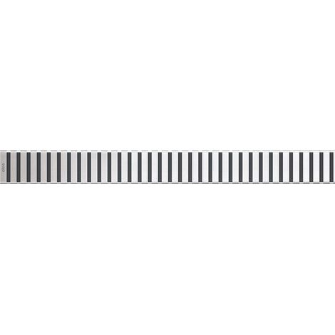 Alca Rejillas - Rejilla para cubeta de suelo lineal 55 cm, acero inoxidable mate LINE-550M (1/2)