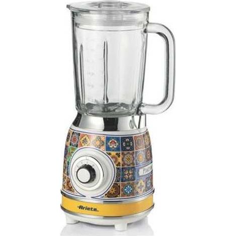 Batidora de Vaso Ariete 586 Positano 1000W Jarra Cristal 1.5L 4 Velocidades