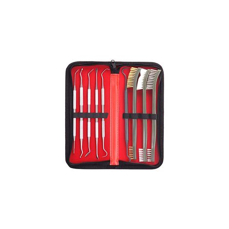 9 balais nylon double extrémité avec crochet – Nettoyage de tubes et canalisations – Brosse à dépoussiérer pour armes de chasse (1/3)