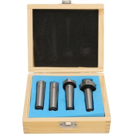 4-teiliges MT2-Körnerset für Holzdrehbänke, ideal für Drechselwerkzeuge (1/5)