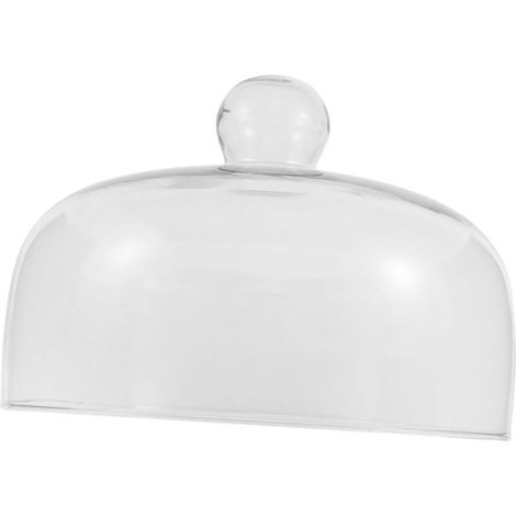 Couvercle Verre Micro Ondes Protection Anti-éclaboussures Couvercle pour Assiettes et Plats Accessoire de Cuisson Transparent (1/5)