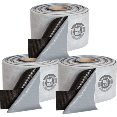 HALBAU Butyldichtband Butylband Abdichten Selbstklebendes HS04 - 60m (1/2)