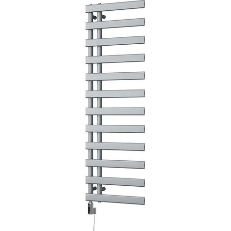 Agar - Silver Electric Towel Rail H1564mm x W500mm 600w Thermostatic WIFI (1/3)